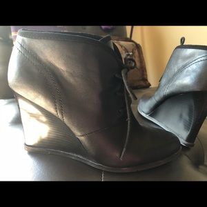 Nine West wedge booties